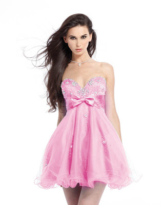 Short Pink Prom Dresses