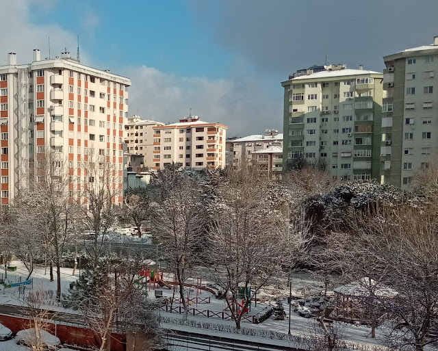 kar manzaralı kış resimleri