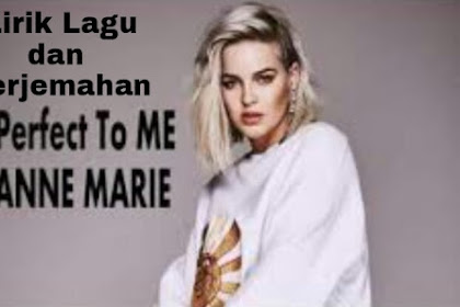 Lirik Lagu dan Terjemahan Perfect to Me -  Anne Marie