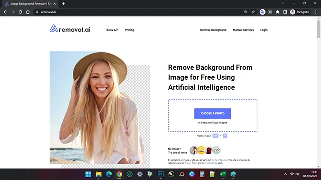 Situs penghapus background foto online - removal.ai