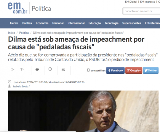 Um informante chave nas investigações, o ex-Senador e executivo da construção civil Sergio Machado, agora disse que Temer recebeu e controlouR$ 1,5 milhão em doações ilegais de campanha, enquanto outro informante disse, na semana passada, que Temer era “beneficiário” de R$ 1 milhão em subornos. Além disso, Temer está agora impedido por uma ordem judicial de disputar qualquer eleição por 8 anos por conta de sua violação das leis eleitorais. Para lembrar: este é quem, em nome da “corrupção”, as elites brasileiras empossaram no lugar da Presidente eleita.
Enquanto isso, o partido de Temer, PMDB, é virtualmente o mais corrupto deste hemisfério. Seu Presidente da Câmara Eduardo Cunha – que presidiu o processo do impeachment – está agora suspenso pelo Supremo Tribunal, e o Conselho de Ética da Câmara acaba de votar por sua cassação uma vez que ele mentiu sobre contas bancárias na Suíça, recheadas de dinheiro de suborno, em seu nome. O mesmo executivo da construção, Machado, testemunhou que três líderes do PMDB – incluindo Jucá – receberam pagamentos num total de R$ 71,1 milhões em subornos. Ao mesmo tempo, dois aliados chave de Temer do PSDB, partido de centro-direita derrotado por Dilma em 2014 – o Ministro das Relações Exteriores de Temer, José Serra, e o oponente de Dilma em 2014, Aécio Neves – estão ambos sob investigação por corrupção.