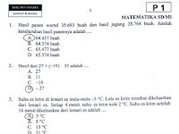 Kunci Jawaban Bank Soal Un 2018 Smp Matematika