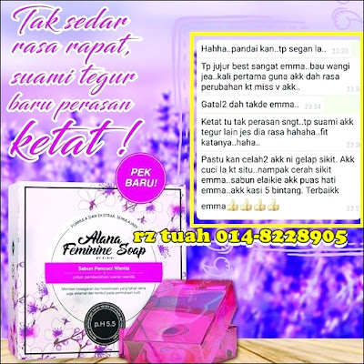 alana feminine soap testimoni review