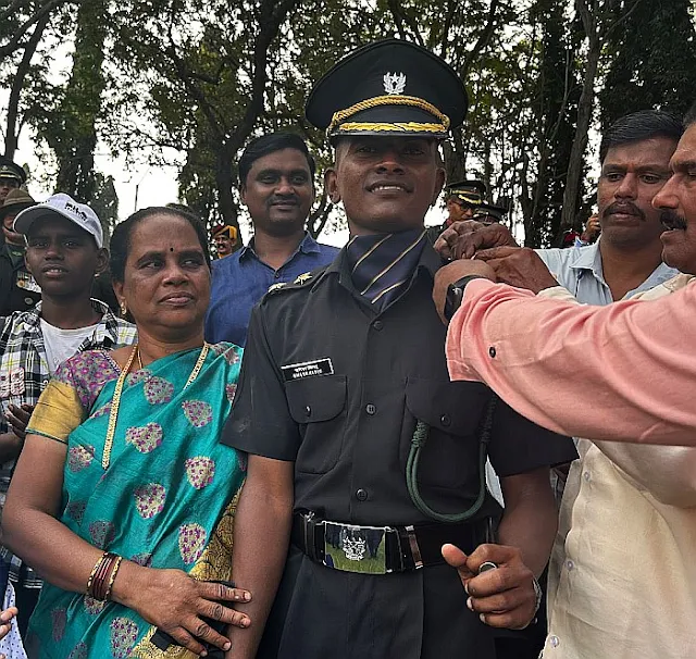 Umesh Dilli Rao Keelu with Family