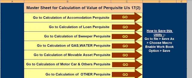 Value of Perquisite