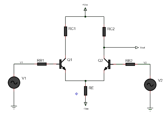 dual input balanced output circuit diagram