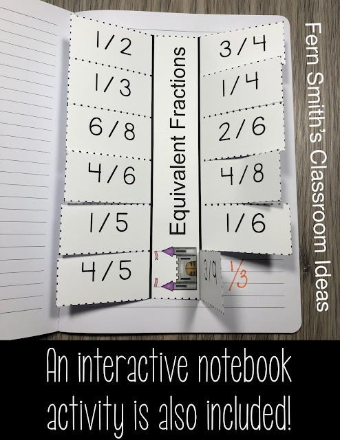 Download these FREE Equivalent Fractions Go Fish Math Center Card Games Free Resources to USE in Your Classroom Today!