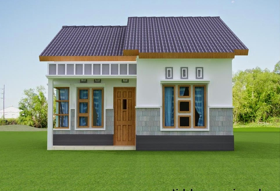 Desain Rumah Hunian Sederhana inilah desain minimalis