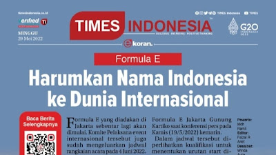 Formula E Harumkan Nama Indonesia ke Dunia Internasional