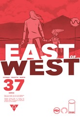 Actualización 14/05/2018: Se agrega el número #37 de East of West, por GinFizz para Prix-Comics y How To Arsenio Lupin. La cacería ha comenzado. El Ranger está tras de los Elegidos.