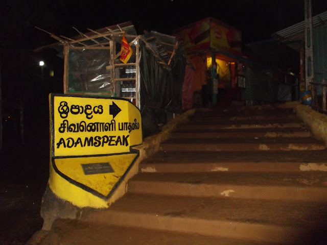 Two Youths Deface Adam's Peak signage