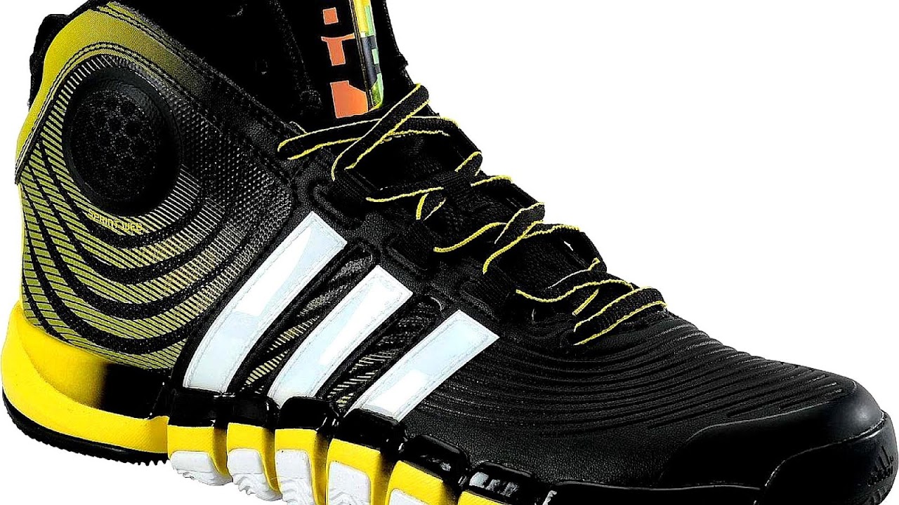 Adidas Yellow Basketball Shoes