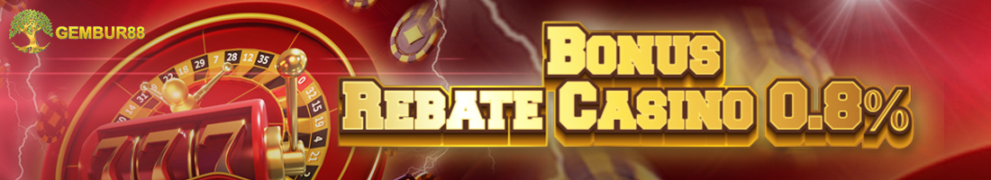 BONUS REBATE CASINO 0,8%