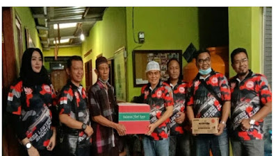 Giat Baksos Yatim Piatu Indonesia Lawyers Shooting Club di Kawasan Dusun Gebang Sidoarjo