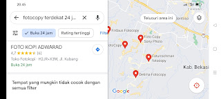 Fotocopy Terdekat 24 Jam dari Lokasi Saya