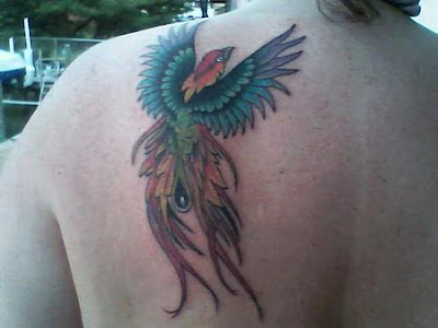 bird tattoos meanings. Phoenix Bird Tattoo 2