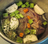 Making homemade stock