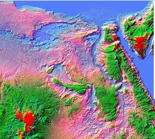 Egypt NASADEM Digital Elevation model 1 Arc-Second