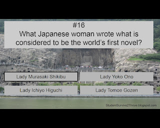 The correct answer is Lady Murasaki Shikibu.