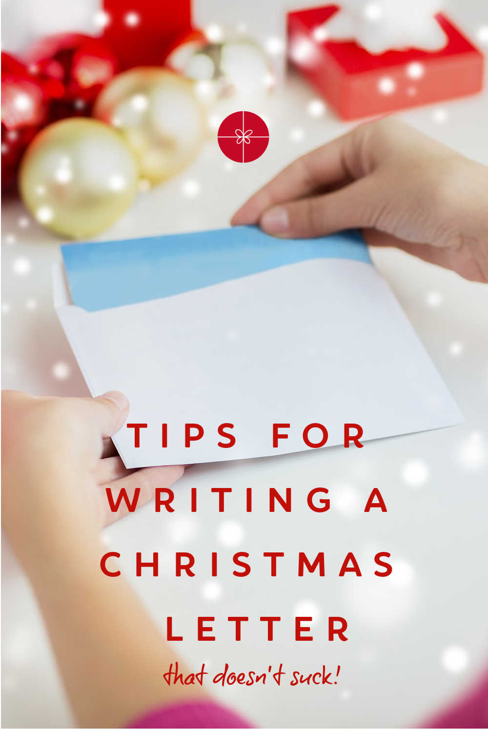 how to write a christmas letter that doesn't suck