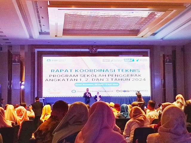 Rakor PSP angkatan 1, 2 dan angkatan ke 3 tahun 2024 di Excelton hotel palembang