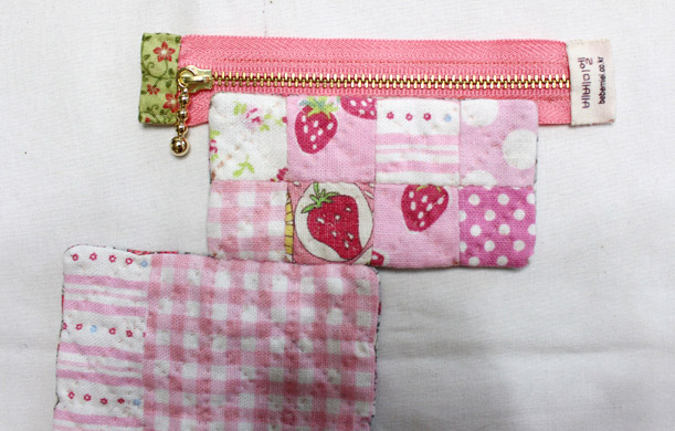 Make an easy patchwork pouch with our sewing Tutorial in Pictures.