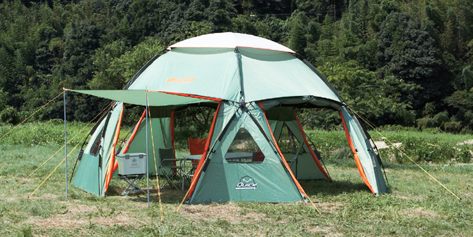 Incredible 16-Person Tent With Dining Area & Car Port Will Change Everything You Know About Camping