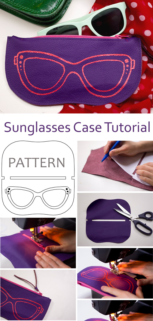 Sunglasses Case Tutorial + Pattern