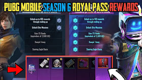 PUBG Mobile Season 6 Royal Pass Rewards