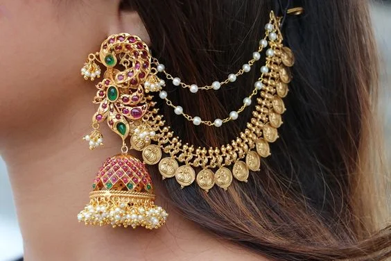 Latest Bridal jhumka gold