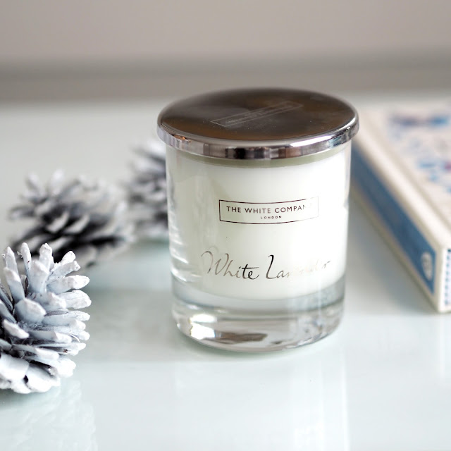 The White Company White Lavender candle 