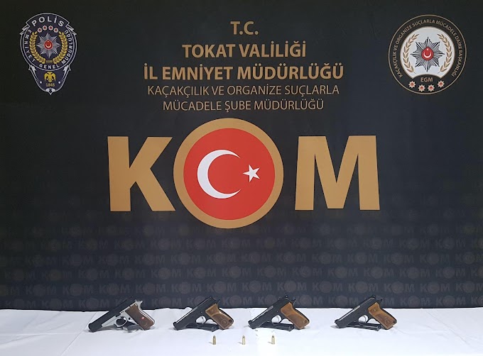 Tokat Emniyet Müdürlüğü Kaçakçılık ve Organize Suçlarla Mücadele
