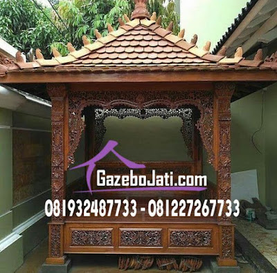 Gazebo Jati Jepara Ukir 3 Dimensi