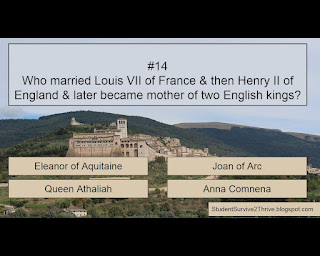 Who married Louis VII of France & then Henry II of England & later became mother of two English kings? Answer choices include: Eleanor of Aquitaine, Joan of Arc, Queen Athaliah, Anna Comnena
