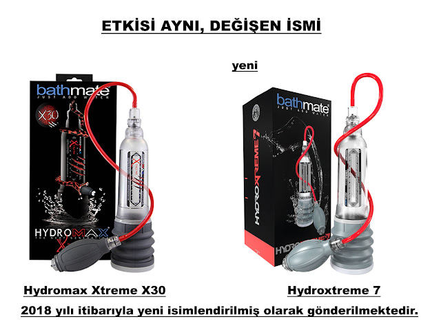 Bathmate Hydromax Xtreme X30 ismi Bathmate Hydroxtreme 7 oldu.
