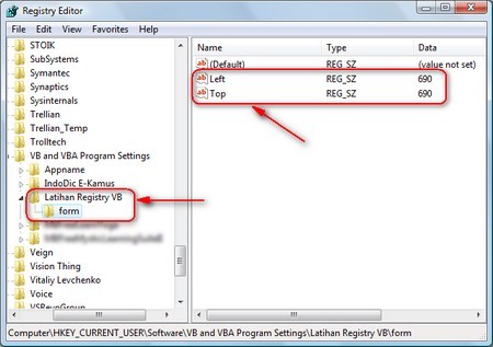 registry windows visual basic