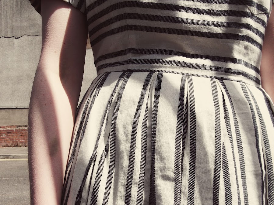 madewell stripe dress