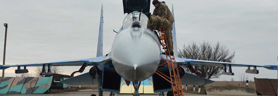 Модернізований винищувач Су-27УБ поповнив авіапарк Повітряних Сил