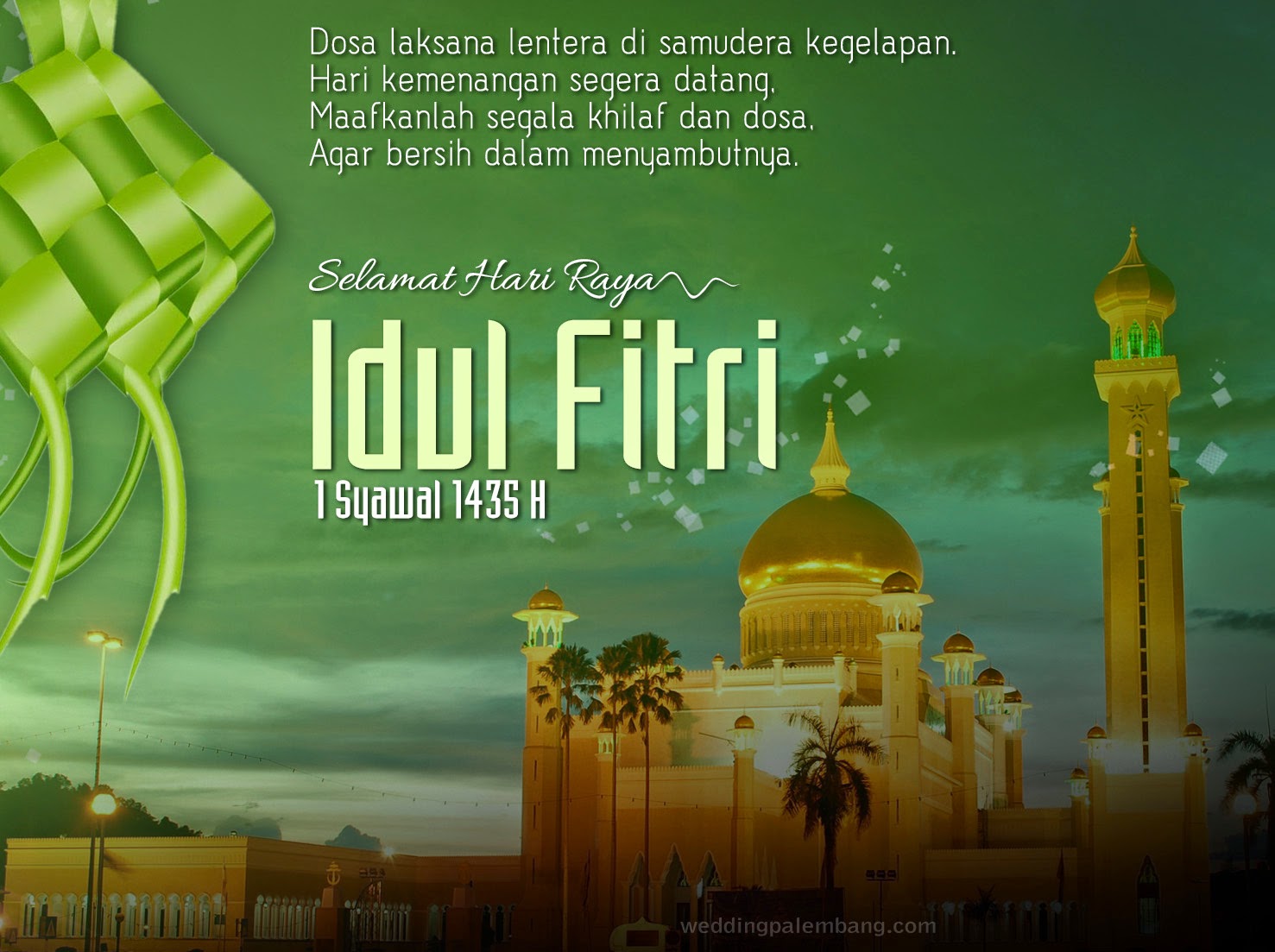 Kumpulan Ucapan Selamat Hari Raya / Lebaran Idul Fitri 1435 H  2014