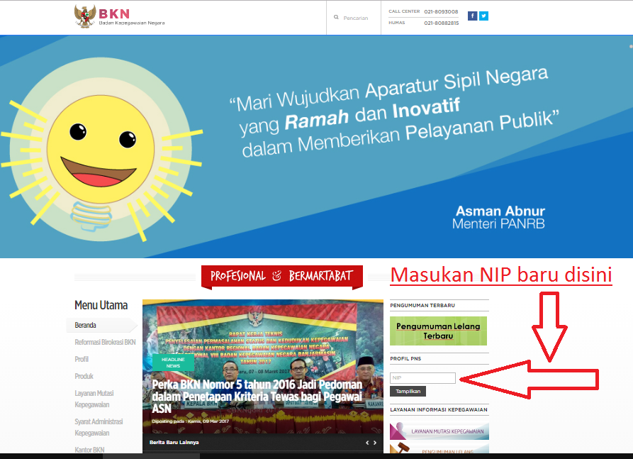 Tutorial Cek SK Kenaikan Pangkat dan Cara Cek Pangkat ...