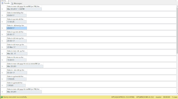 How to format Date in SQL Server and Sybase Example