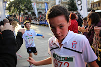 Más de 400 niños desbordan la San Silvestre infantil de Barakaldo