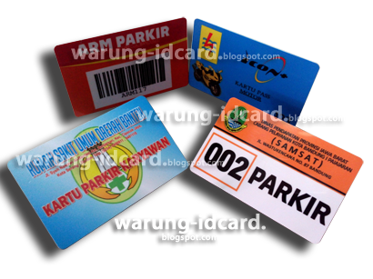  Kartu Parkir  CETAK ID CARD MURAH BANDUNG EMBOSS 
