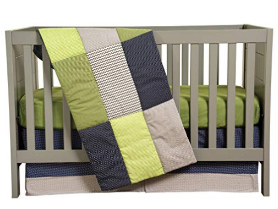 Navy Baby Bedding 3 Piece Crib Bedding Set