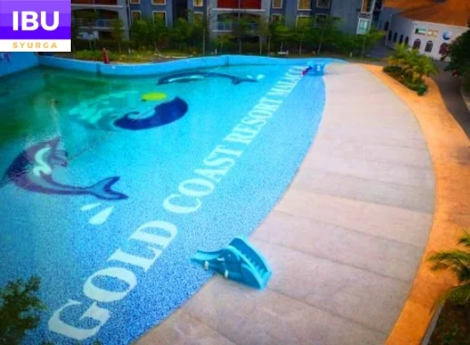 Gold Coast Melaka Resort kolam mandi water theme park