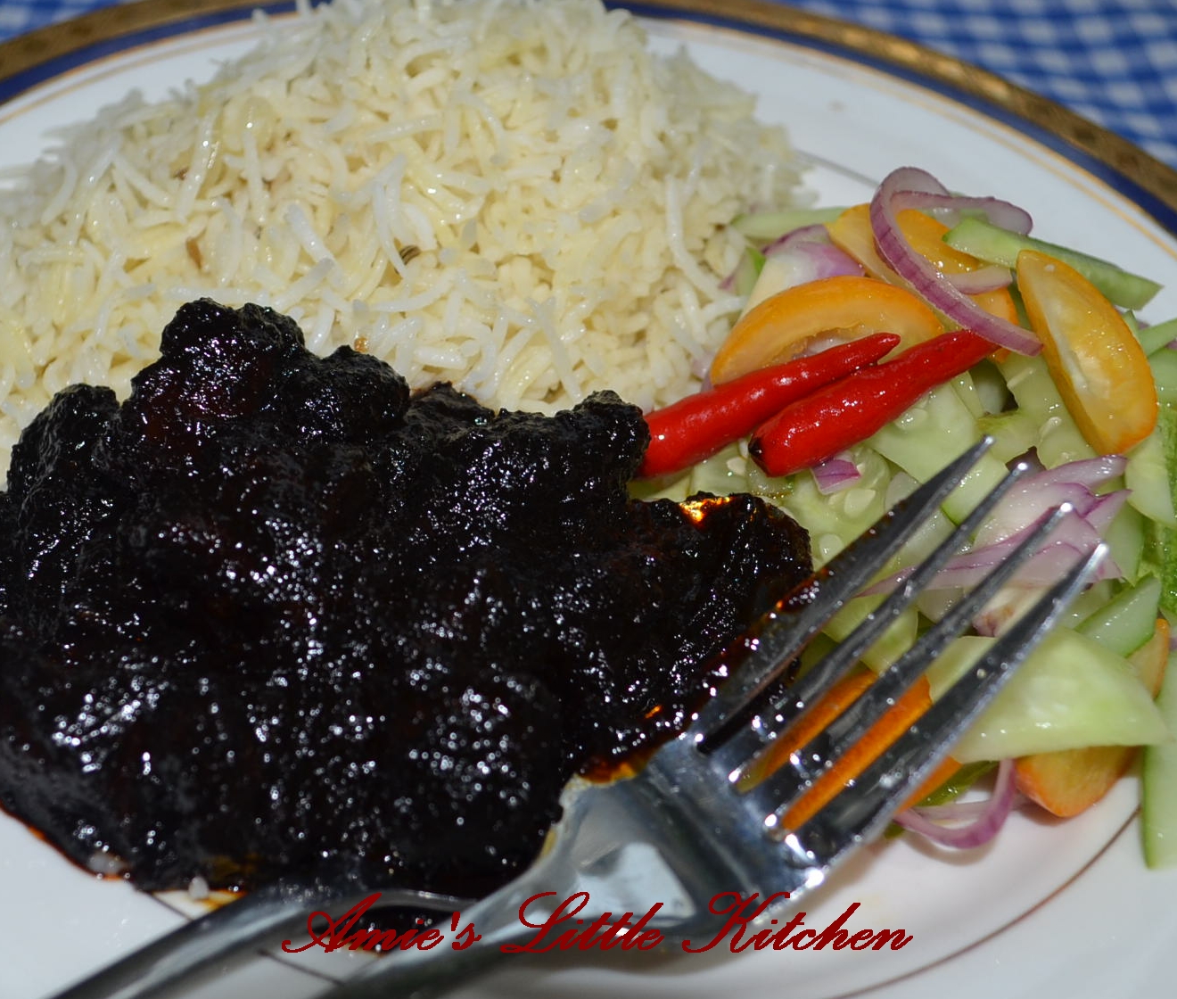 AMIE'S LITTLE KITCHEN: Nasi Serai & Daging Palembang