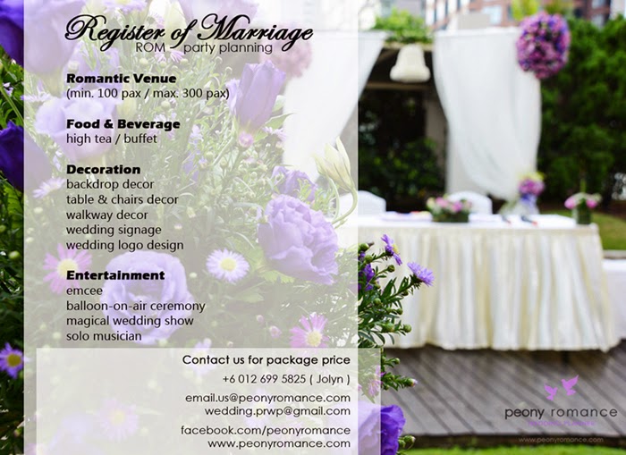 List of Wedding  Planners  Malaysia 