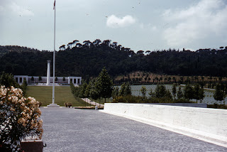 American cemetery some where between Florence and Rome, Italy - July 8, 1961