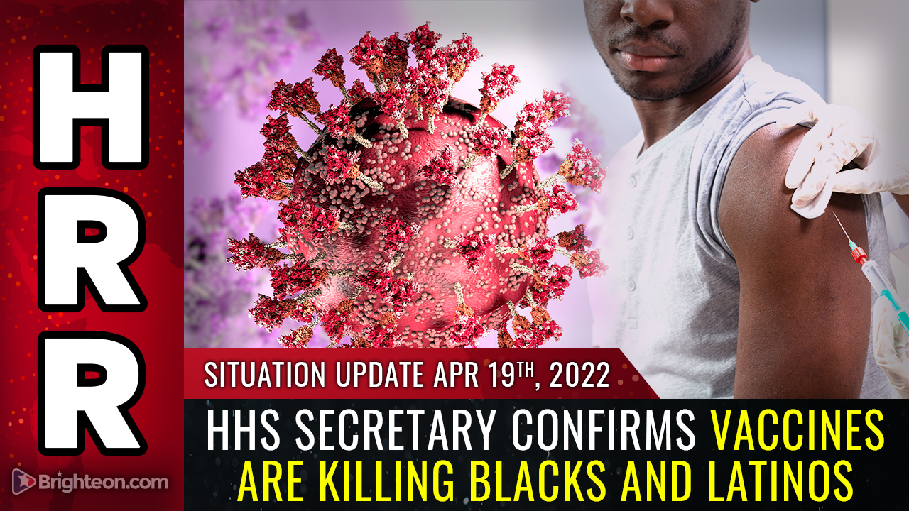 VAX ETHNIC CLEANSING: HHS Secretary Xavier Becerra confirms vaccines are KILLING BLACKS and LATINOS at “two times the rate of white Americans”