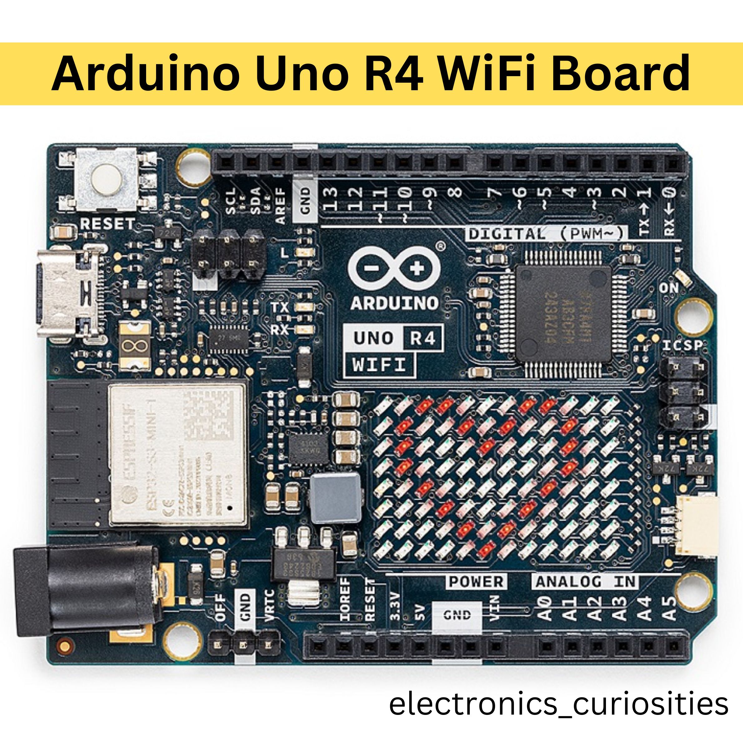 Arduino Uno R3 Development Board (Without Cable) - Clone Compatiable
